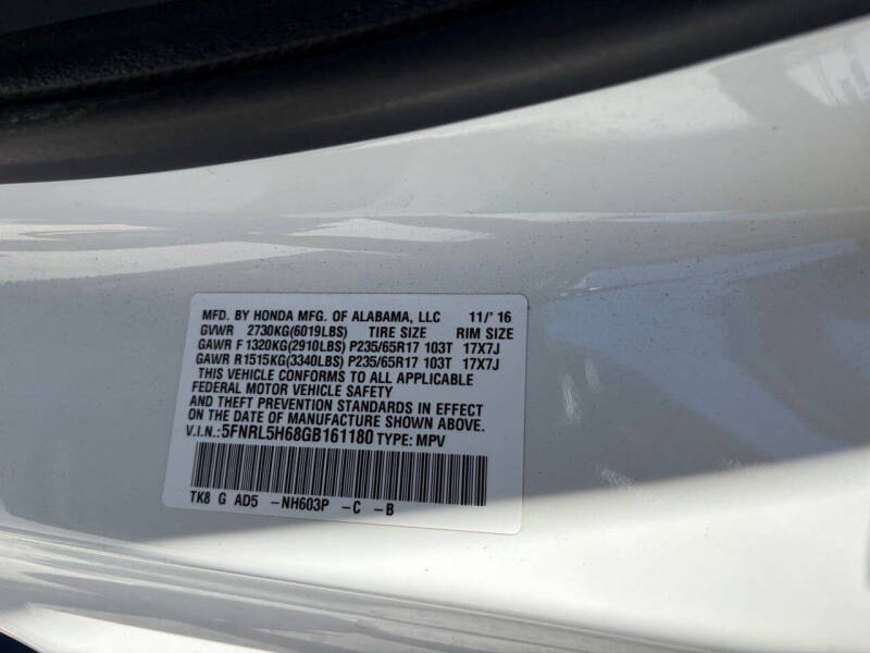2016 Honda Odyssey EX-L