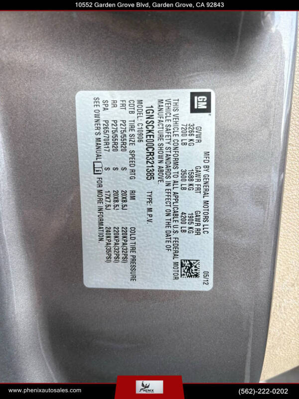 2012 Chevrolet Suburban LTZ