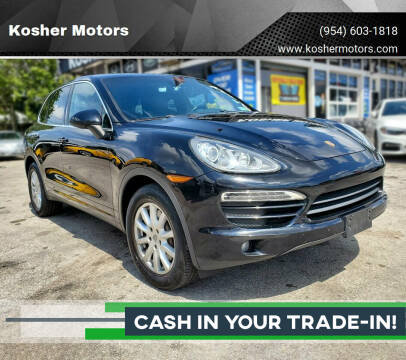 2014 Porsche Cayenne for sale at Kosher Motors in Hollywood FL