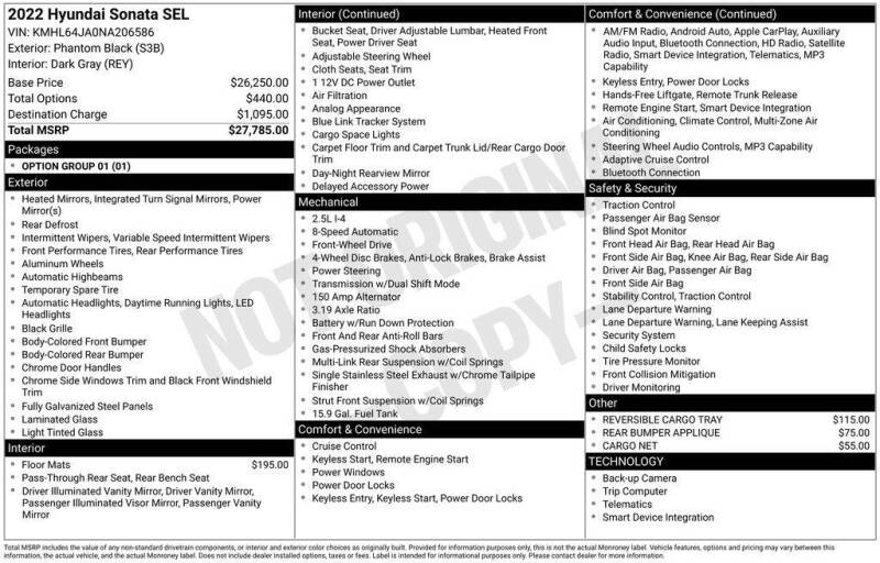 2022 Hyundai Sonata SEL