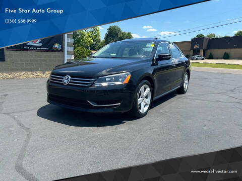 2013 Volkswagen Passat for sale at Five Star Auto Group in North Canton OH