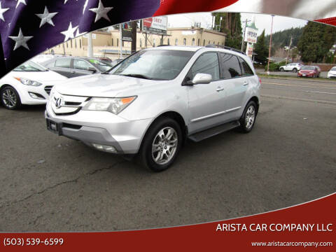 2007 Acura MDX for sale at ARISTA CAR COMPANY LLC in Portland OR