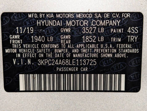 2020 Hyundai Accent