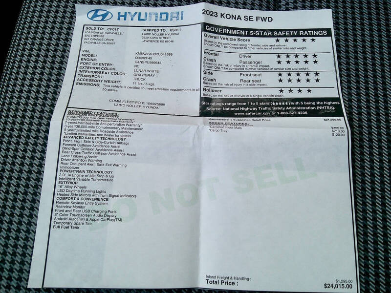 2023 Hyundai Kona SE