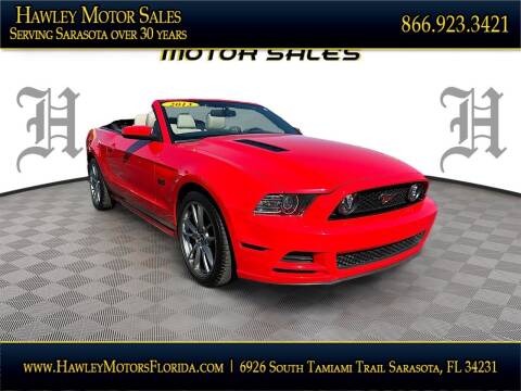 2013 Ford Mustang for sale at Hawley Motor Sales in Sarasota FL