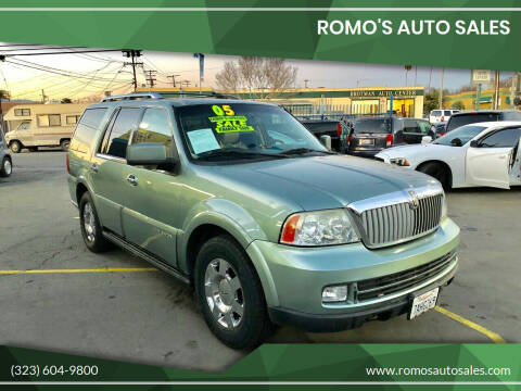 2005 Lincoln Navigator for sale at ROMO'S AUTO SALES in Los Angeles CA
