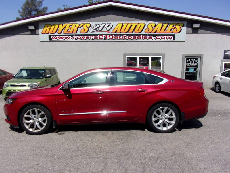 2014 Chevrolet Impala for sale at ROYERS 219 AUTO SALES in Dubois PA