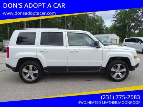 2016 Jeep Patriot for sale at DON'S ADOPT A CAR in Cadillac MI