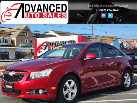 2012 Chevrolet Cruze for sale at Advanced Auto Sales in Dracut MA