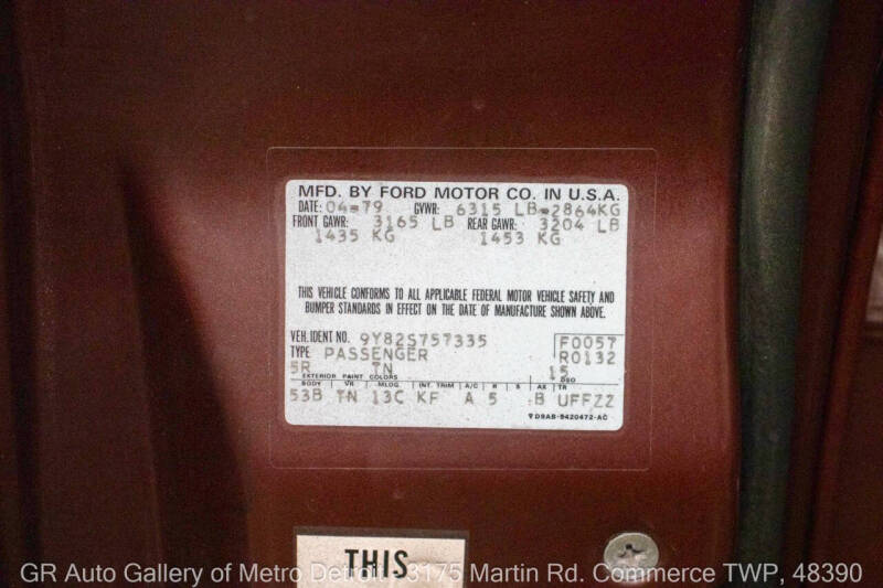 1979 Lincoln Continental