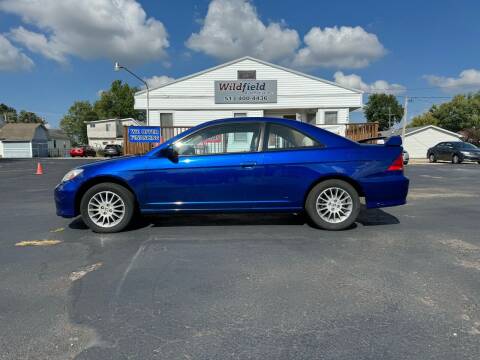 2005 Honda Civic for sale at Wildfield Automotive Inc in Blanchester OH