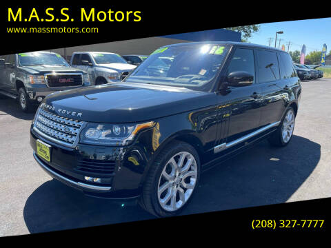 2016 Land Rover Range Rover for sale at M.A.S.S. Motors in Boise ID