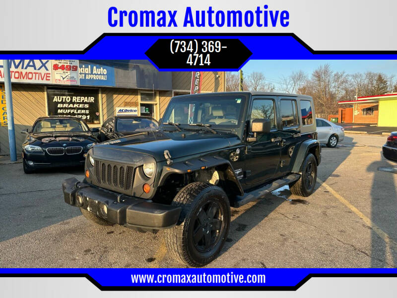 2010 Jeep Wrangler Unlimited for sale at Cromax Automotive in Ann Arbor MI