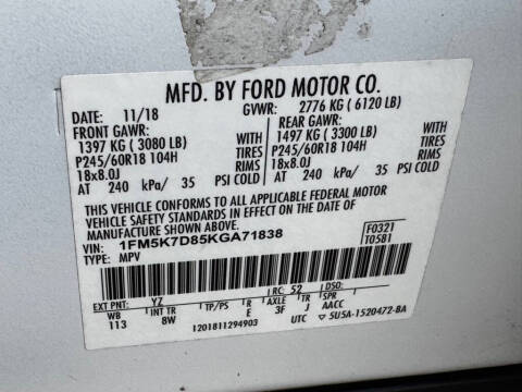 2019 Ford Explorer XLT