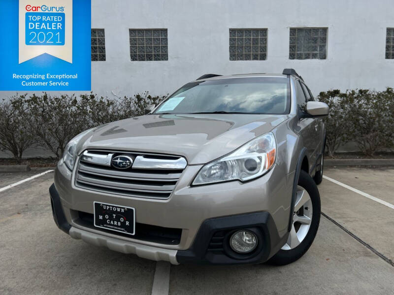 2014 Subaru Outback for sale at UPTOWN MOTOR CARS in Houston TX