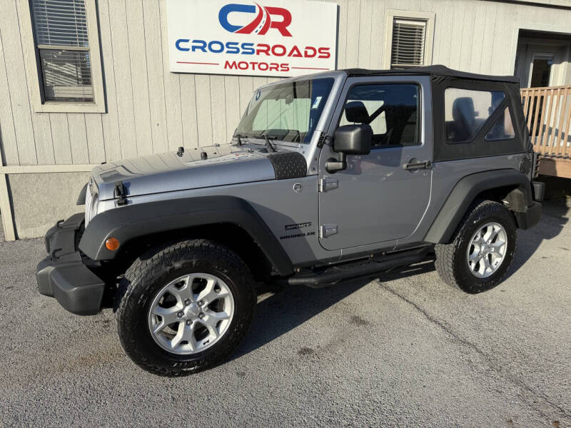 2013 Jeep Wrangler for sale at CROSSROADS MOTORS in Knoxville TN
