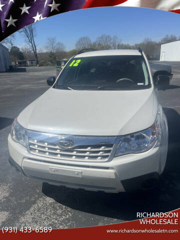 2012 Subaru Forester for sale at RICHARDSON WHOLESALE in Fayetteville TN