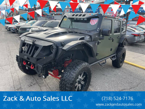 2017 Jeep Wrangler Unlimited for sale at Zack & Auto Sales LLC in Staten Island NY