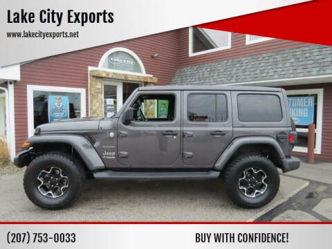 2020 Jeep Wrangler Unlimited for sale at Lake City Exports in Auburn ME