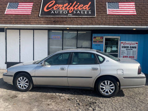2005 Chevrolet Impala for sale at Certified Auto Sales, Inc in Lorain OH