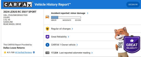 2024 Lexus RC 350 F SPORT