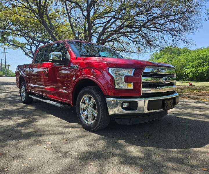 Used 2015 Ford F-150 Lariat with VIN 1FTEW1CP5FKE02404 for sale in San Antonio, TX