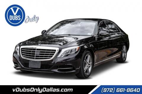 2016 Mercedes-Benz S-Class for sale at VDUBS ONLY in Plano TX