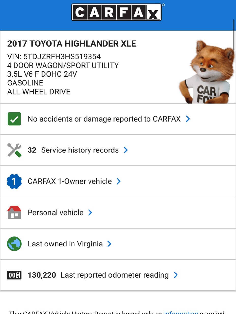 2017 Toyota Highlander for sale at White Top Auto in Warrenton, VA