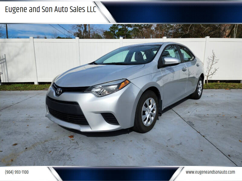 2015 Toyota Corolla for sale at Eugene And Son Auto Sales LLC in Jacksonville FL