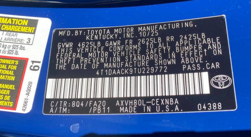 2026 Toyota Camry LE