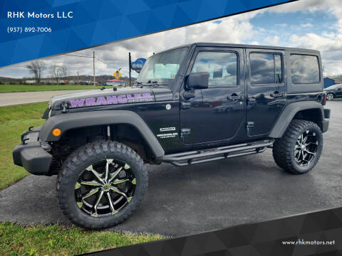 2012 Jeep Wrangler Unlimited for sale at RHK Motors LLC in West Union OH