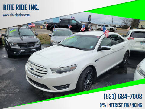 2014 Ford Taurus for sale at RITE RIDE INC. - Rite Ride Inc 2 in Shelbyville TN