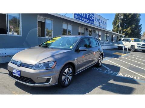 2016 Volkswagen e-Golf for sale at AutoDeals in Daly City CA