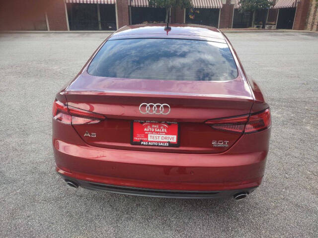 2018 Audi A5 Sportback for sale at P&S Auto Sales LLC in Conyers, GA