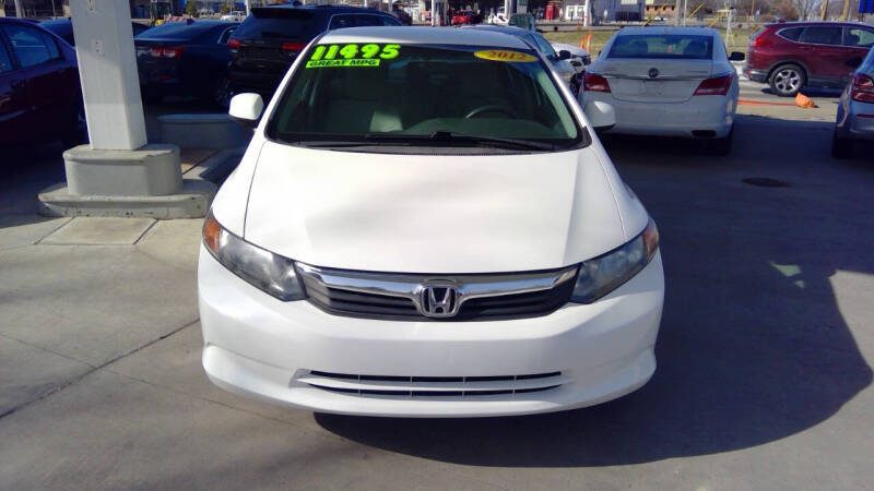 2012 Honda Civic for sale at Harrison Family Motors in Topeka KS