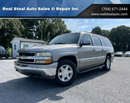 2002 Chevrolet Suburban for sale at Real Steal Auto Sales & Repair Inc in Gastonia NC