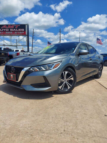 2020 Nissan Sentra for sale at AMT AUTO SALES LLC in Houston TX