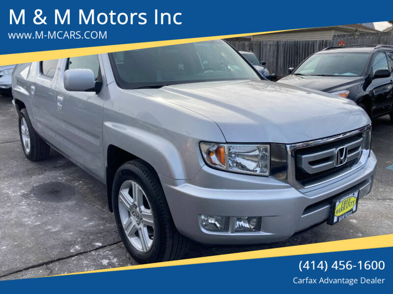 2011 Honda Ridgeline for sale at M & M Motors Inc in West Allis WI