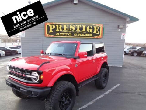 2022 Ford Bronco for sale at PRESTIGE AUTO SALES in Spearfish SD