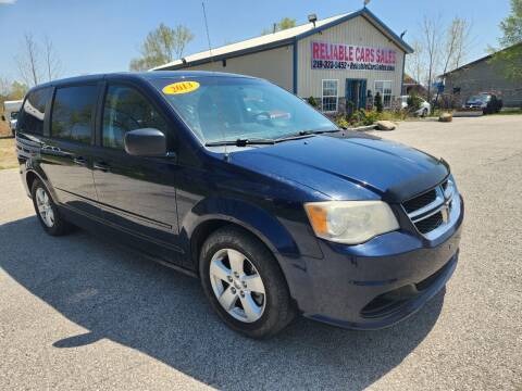 2013 Dodge Grand Caravan for sale at Reliable Cars Sales Inc. in Michigan City IN