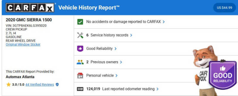 2020 GMC Sierra 1500