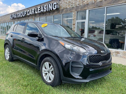 2017 Kia Sportage for sale at Alpha Group Car Leasing in Redford MI