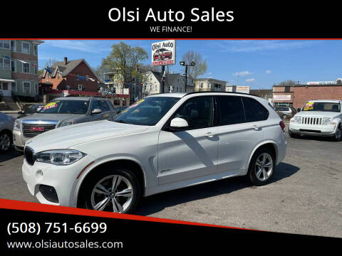 2016 BMW X5 for sale at Olsi Auto Sales in Worcester MA