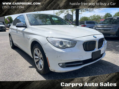 2013 BMW 5 Series for sale at Carpro Auto Sales in Chesapeake VA