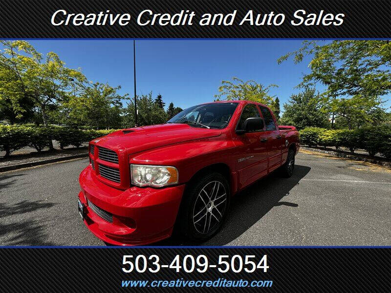 2005 Dodge Ram 1500 SRT-10 for sale at Creative Credit & Auto Sales in Salem OR