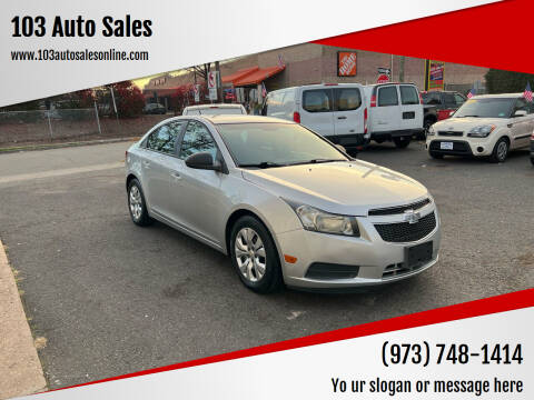 2013 Chevrolet Cruze for sale at 103 Auto Sales in Bloomfield NJ
