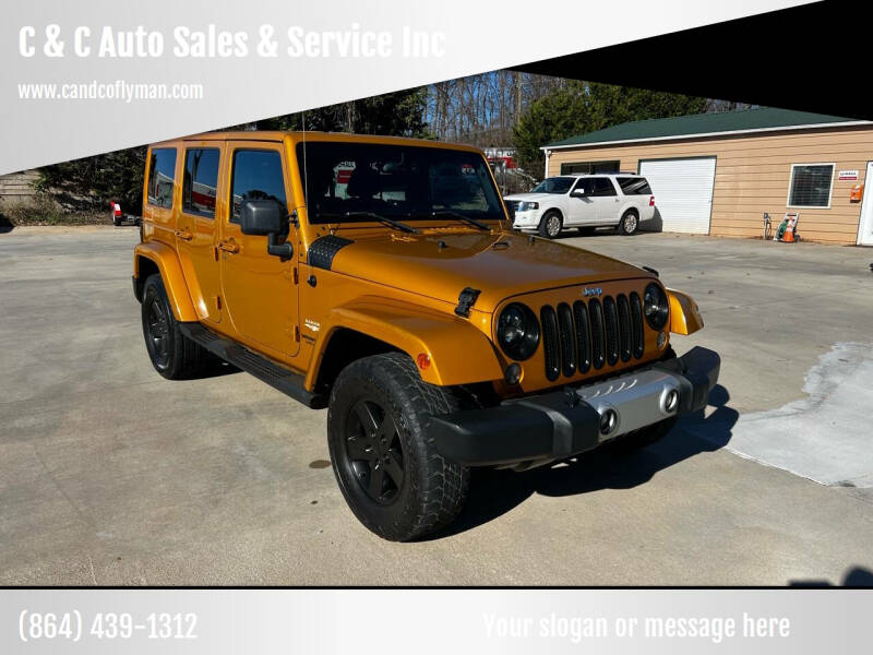 2014 Jeep Wrangler Unlimited for sale at C & C Auto Sales & Service Inc in Lyman SC