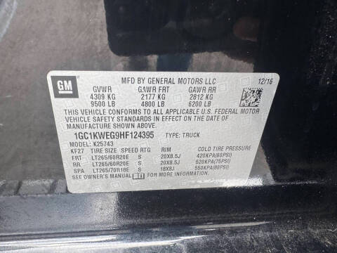 2017 Chevrolet Silverado 2500HD LTZ