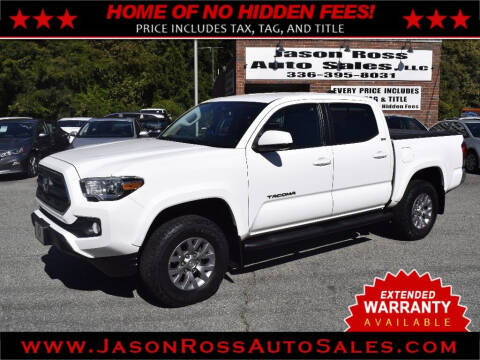 2016 Toyota Tacoma for sale at Jason Ross Auto Sales in Burlington NC