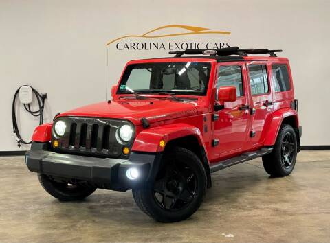 2013 Jeep Wrangler Unlimited for sale at Carolina Exotic Cars & Consignment Center in Raleigh NC